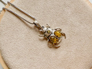 Baltic Amber Spiritual Necklace Sterling Collection