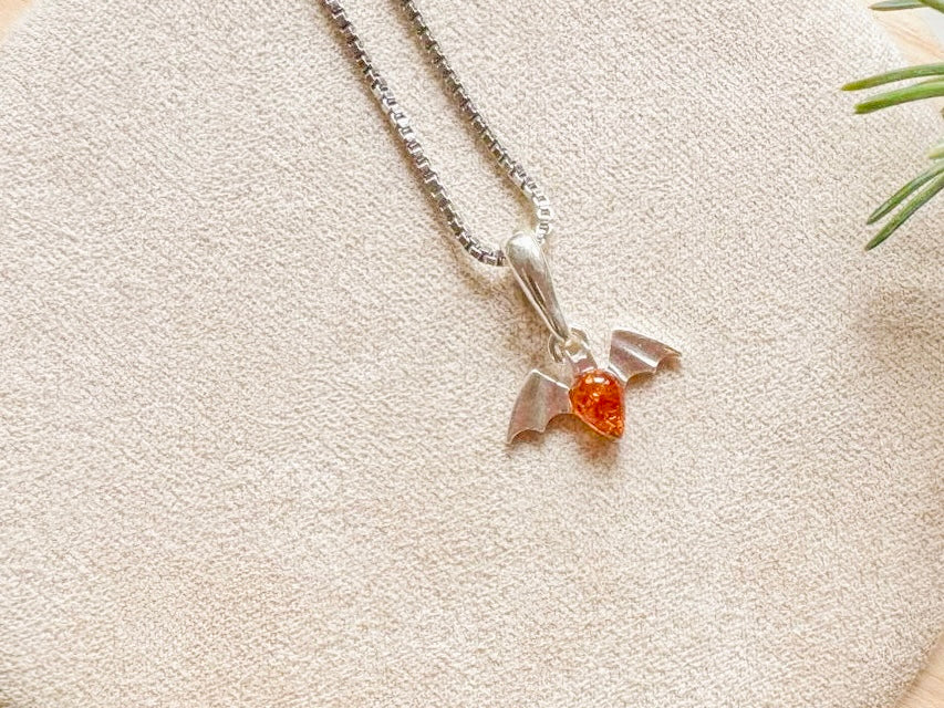 Baltic Amber Woodland Necklace Sterling Collection