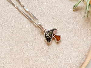Baltic Amber Woodland Necklace Sterling Collection