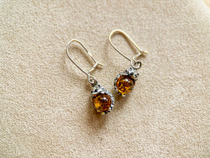 Baltic Amber Woodland Sterling Earring Collection