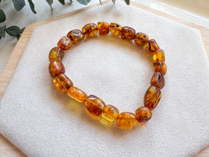 Baltic Sea Amber Beaded Bracelet