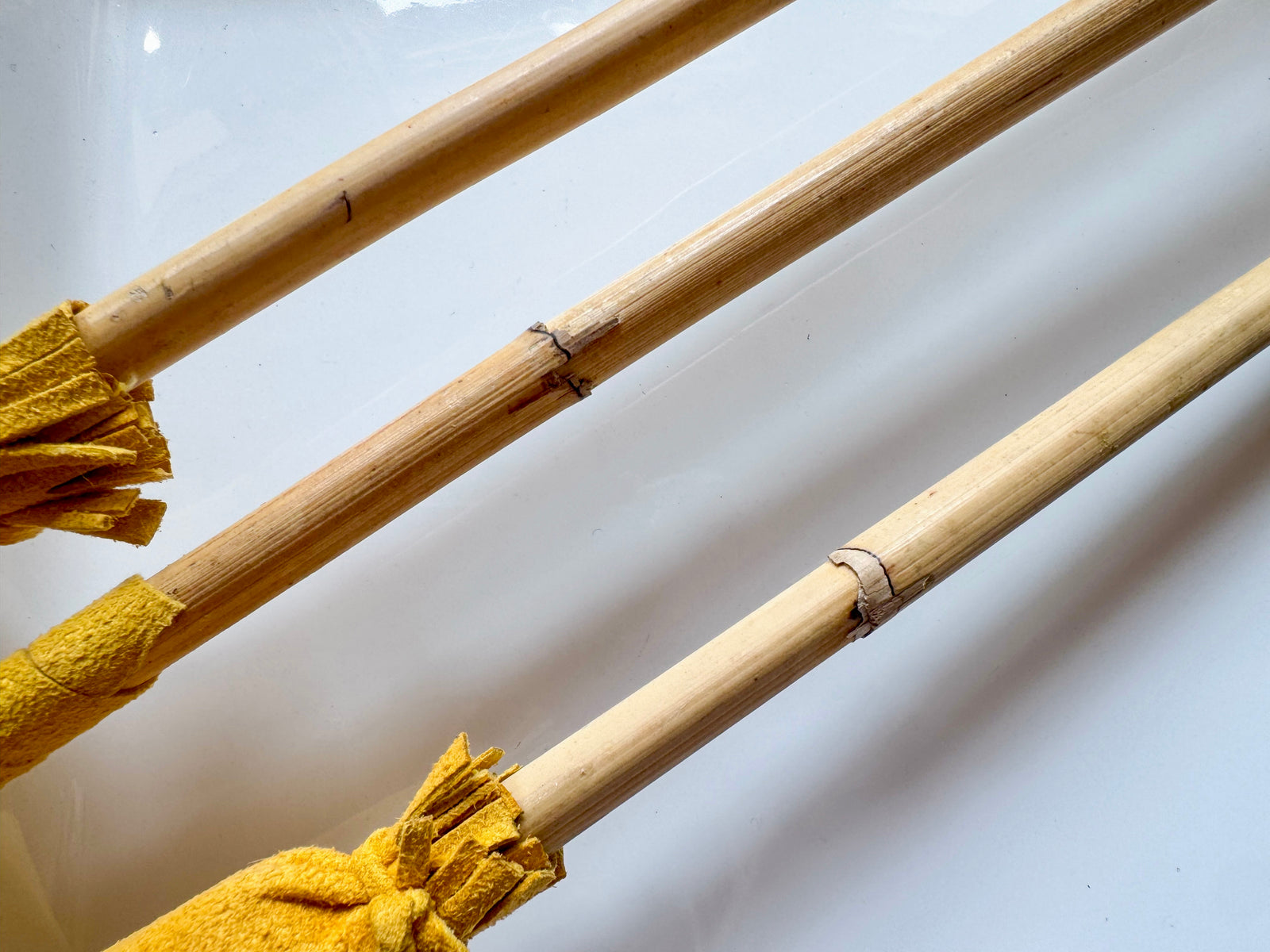 Bamboo & Leather Drum Mallet || 18"