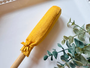Bamboo & Leather Drum Mallet || 18"