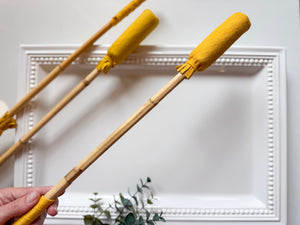 Bamboo & Leather Drum Mallet || 18"