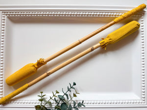 Bamboo & Leather Drum Mallet || 18"