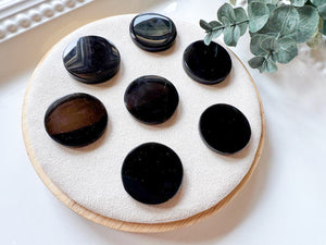Black Obsidian Pocket Stone