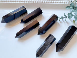 Black Obsidian Point || 6-Sided