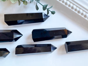 Black Obsidian Point || 6-Sided