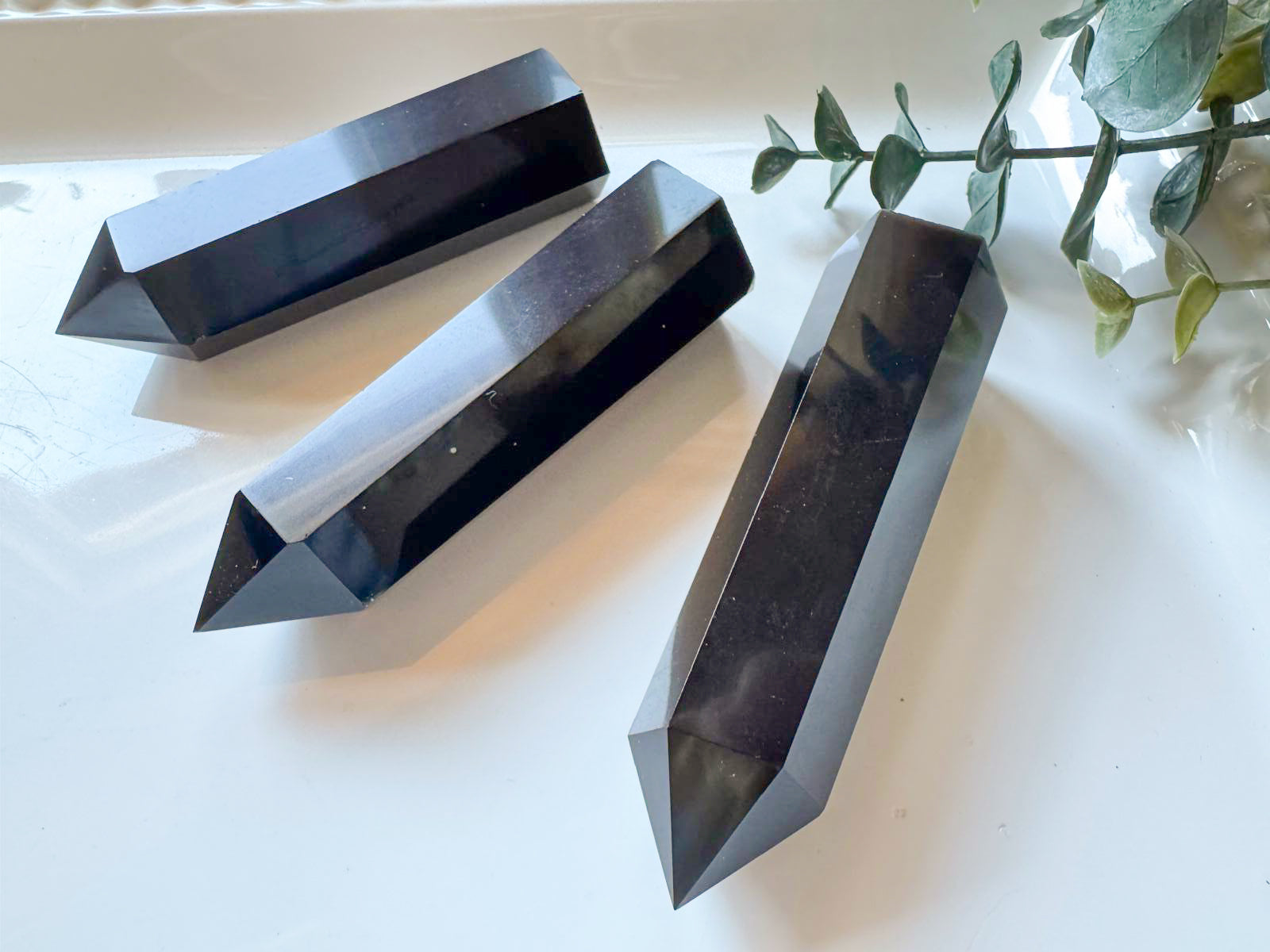 Black Obsidian Point || 6-Sided