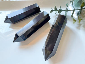 Black Obsidian Point || 6-Sided