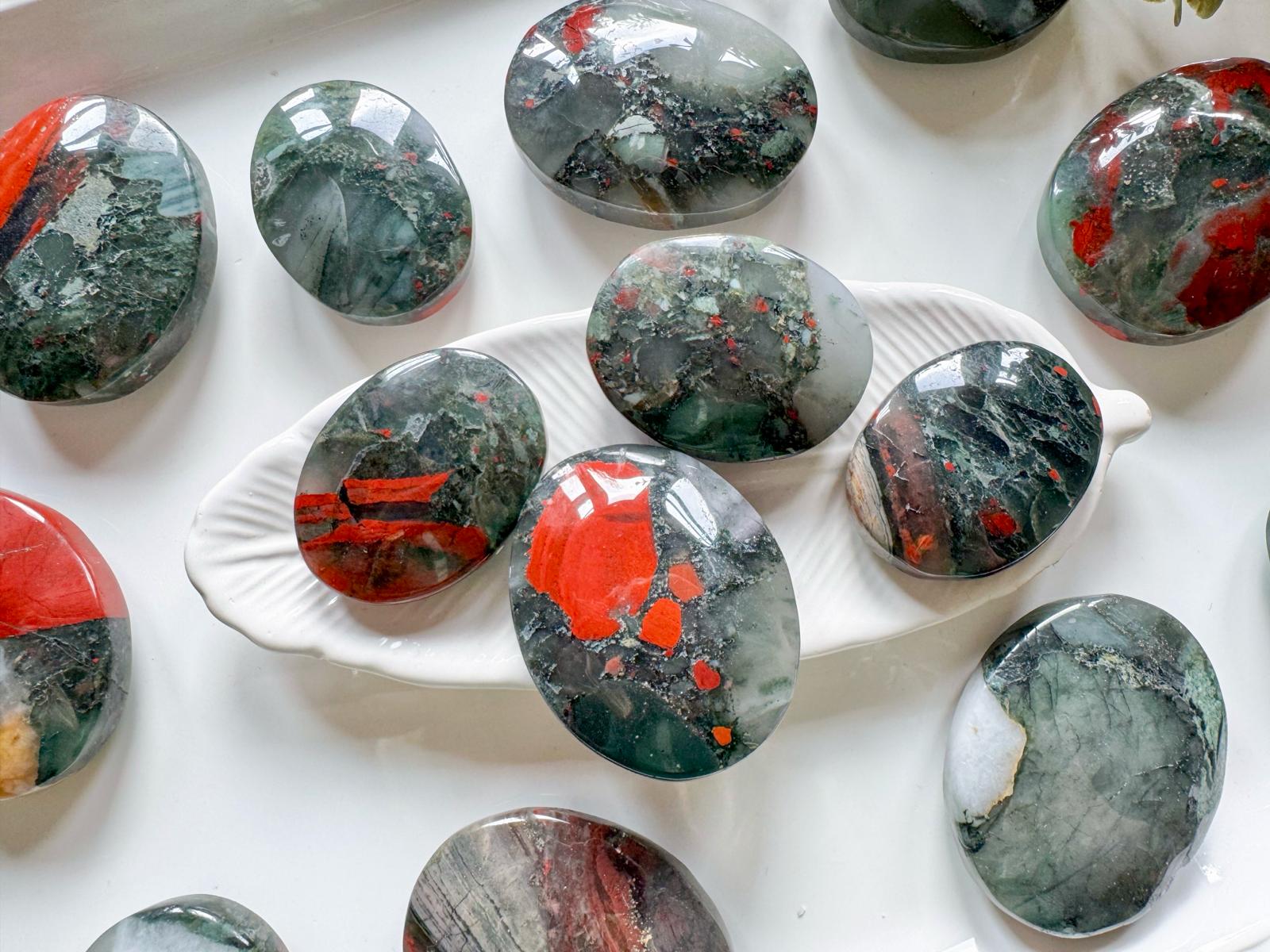 Bloodstone Palm Stone || Africa
