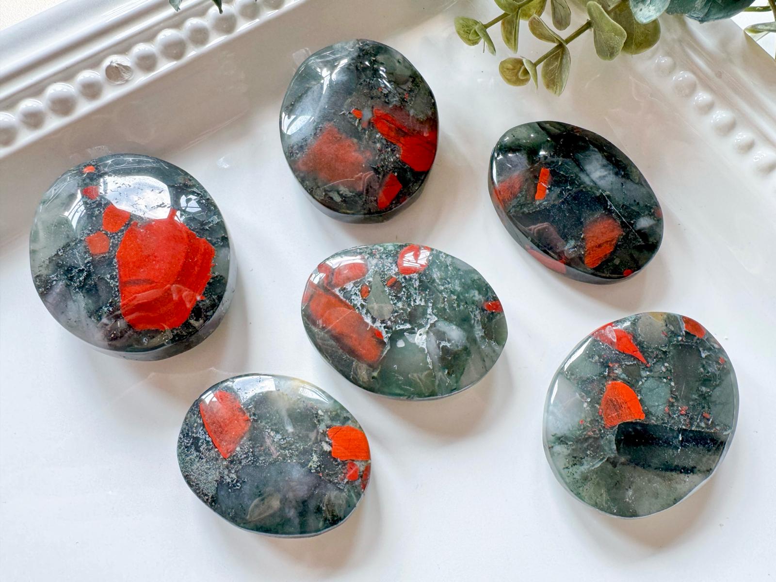 Bloodstone Palm Stone || Africa
