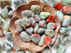Bloodstone Tumbled Stone || Africa