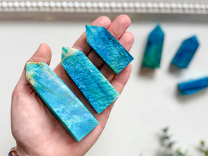 Blue-Colored Moonstone Point