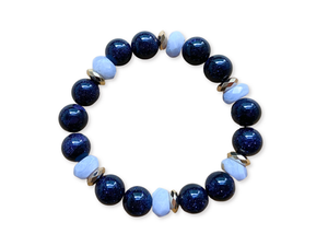 Blue Sandstone & Blue Lace Agate || Reiki Infused