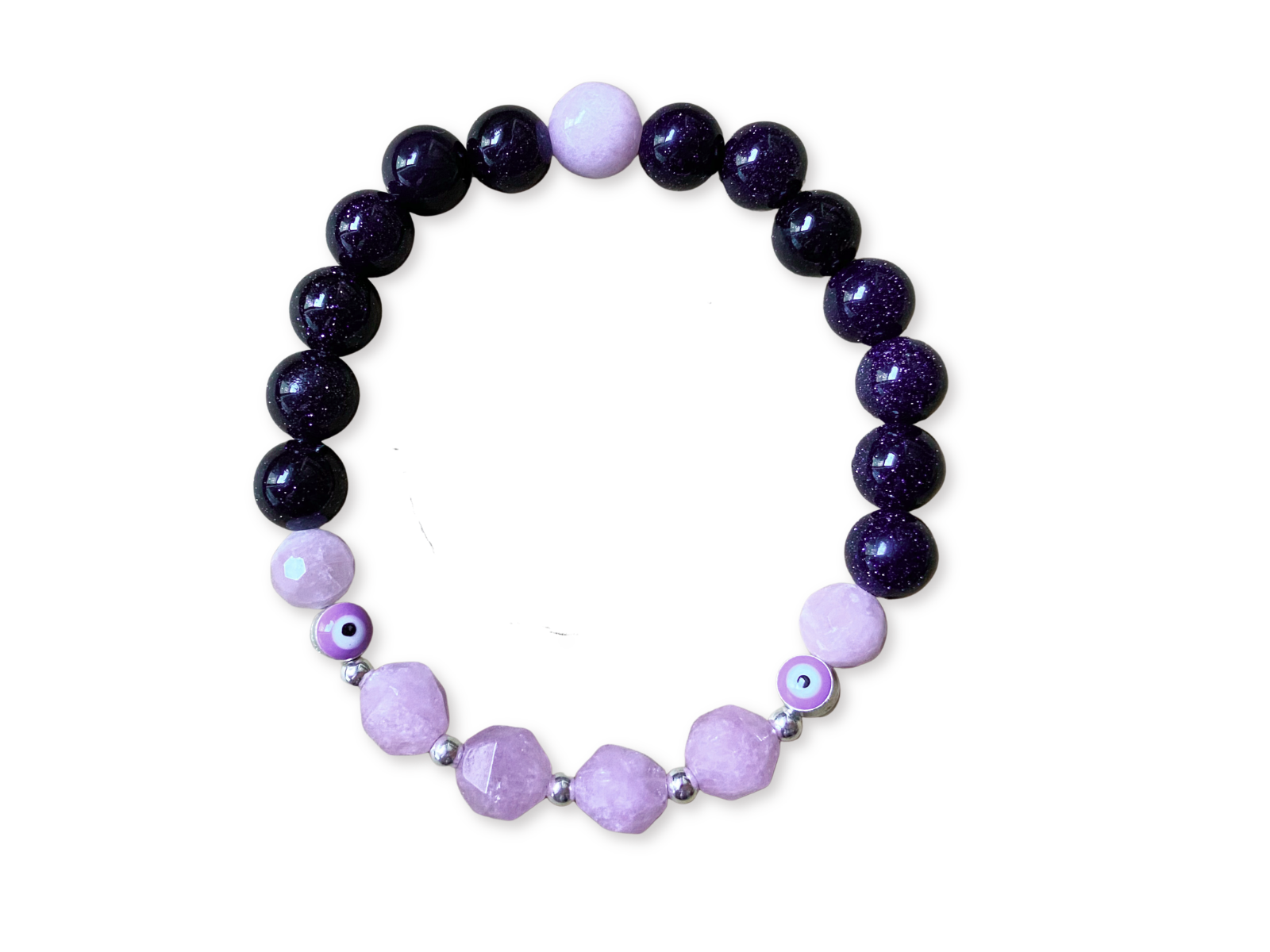 Blue Sandstone, Lavender Jade & Kunzite || Reiki Infused