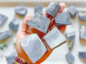 Blue Coral Faceted Free Form