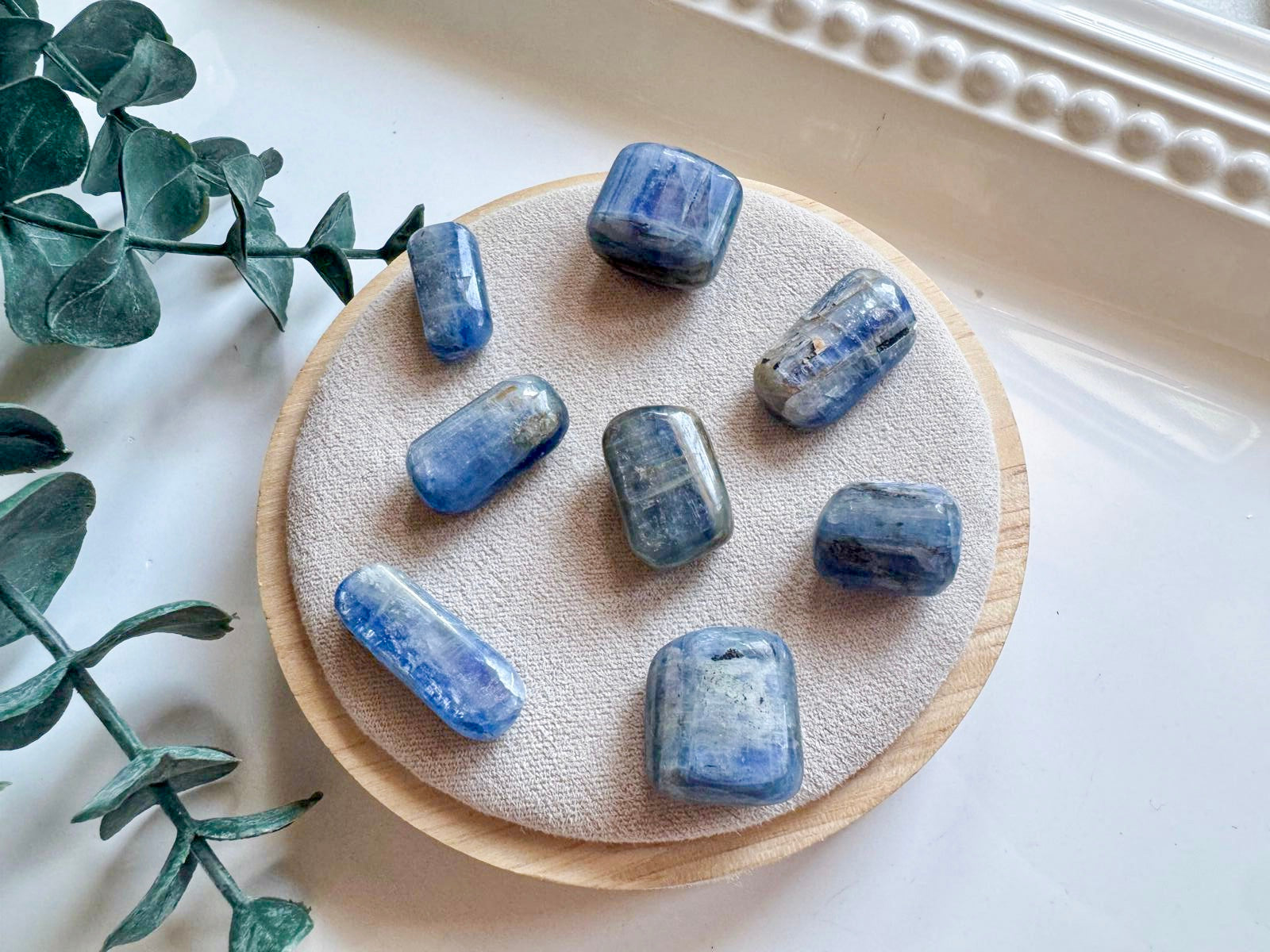 Blue Kyanite Tumbled Stone || Grade A