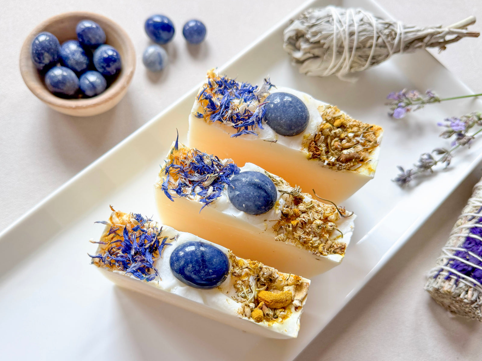 Blue Moon || Cold Process Soap - Full Size