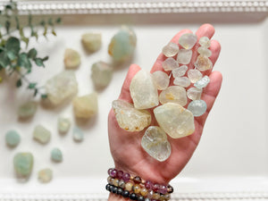 Blue Topaz || Raw & Polished