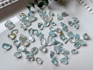 Blue Topaz Tumbled Stones