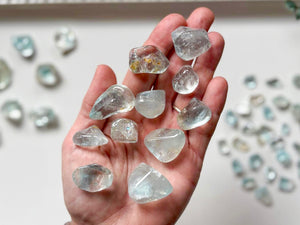 Blue Topaz Tumbled Stones