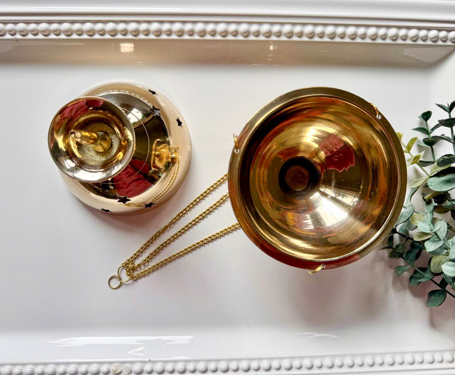 Brass Hanging Censer Burner