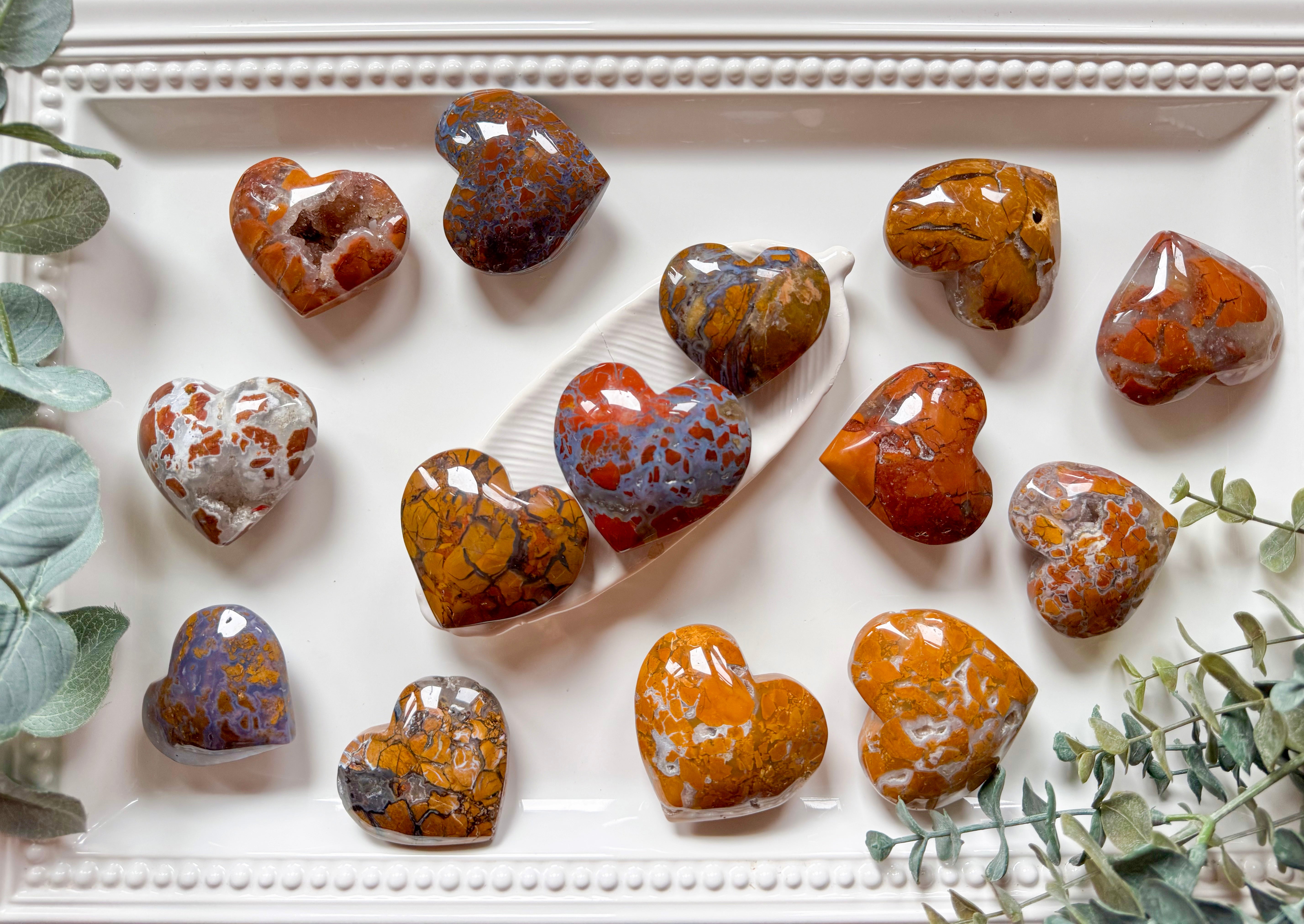ハートドロップス「Dears Assort Jewel」 Brecciated_Jasper_in_Agate_Hea
