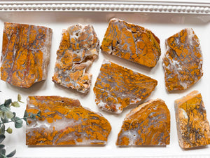 Brecciated Jasper in Agate Slab