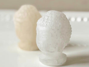 Buddha Head Crystal Carving || 2"