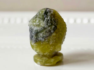 Buddha Head Crystal Carving || 2"