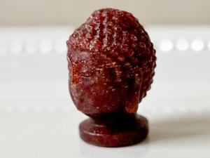 Buddha Head Crystal Carving || 2"