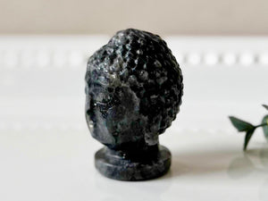 Buddha Head Crystal Carving || 2"