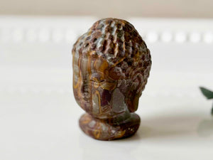 Buddha Head Crystal Carving || 2"