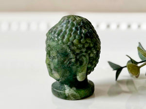 Buddha Head Crystal Carving || 2"