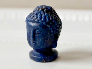 Buddha Head Crystal Carving || 2"