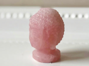 Buddha Head Crystal Carving || 2"