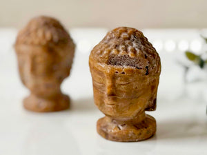 Buddha Head Crystal Carving || 2"