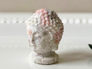 Buddha Head Crystal Carving || 2"