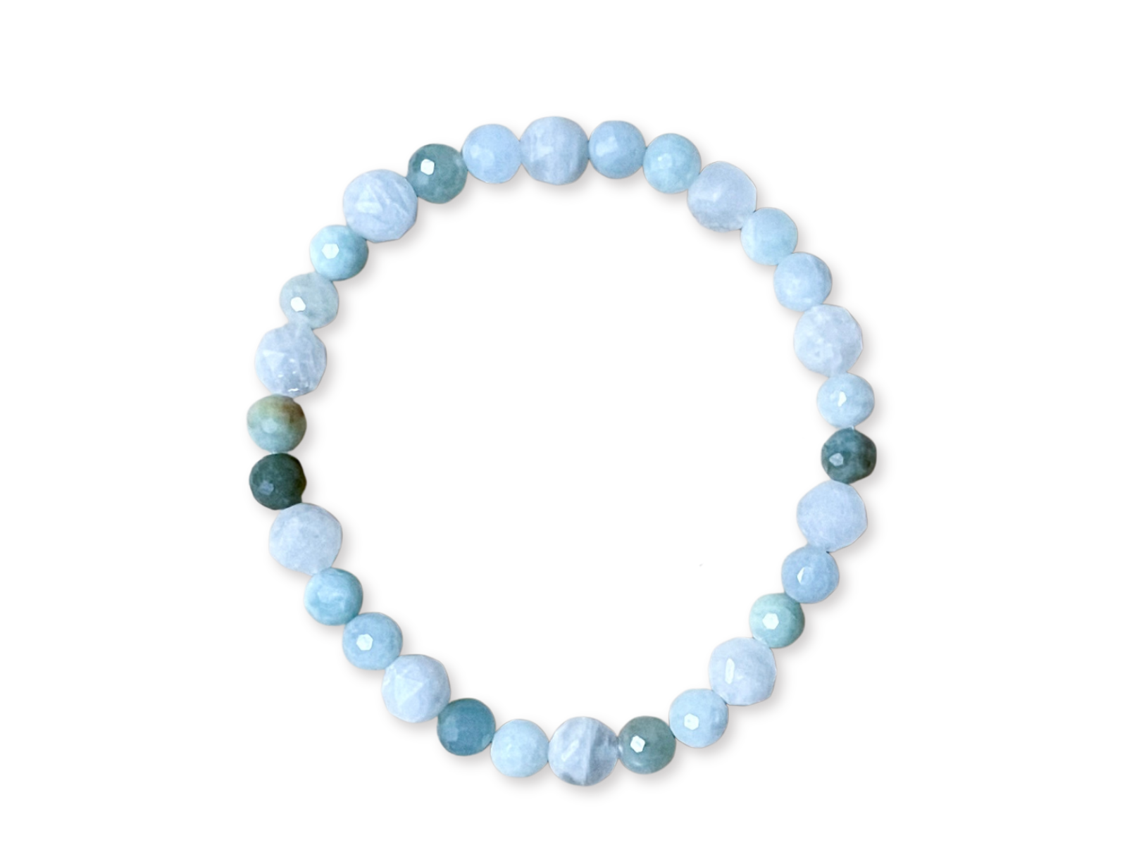 Burmese Jade & Moonstone Bracelet || Reiki Infused