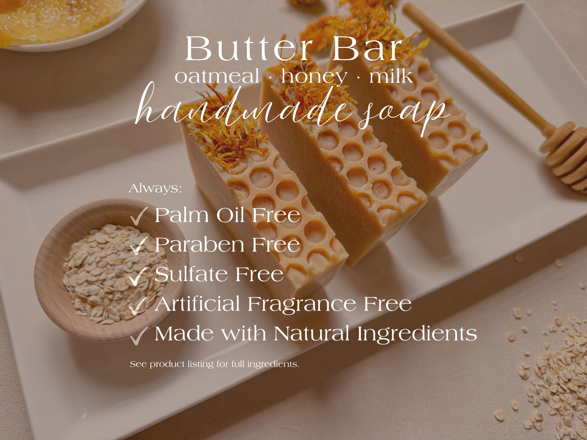 Butter Bar || Cold Process Soap