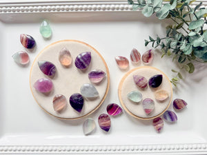 Candy Rainbow Fluorite Mini Dew Drop