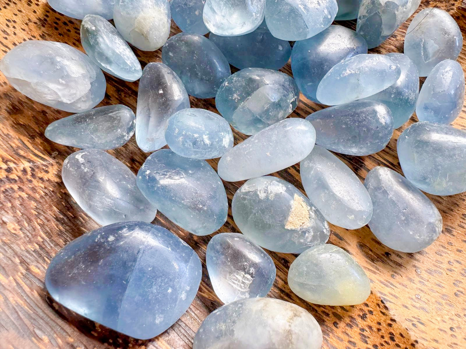 Celestite Tumbled Stones