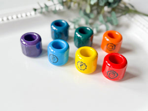 Ceramic Chime Candle Holder || 7 Chakra Set
