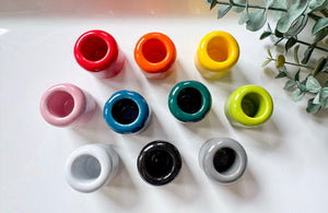 Ceramic Chime Candle Holder || Assorted Colors
