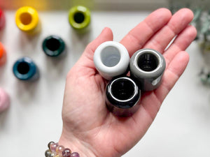 Ceramic Chime Candle Holder || Assorted Colors
