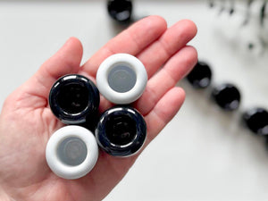 Ceramic Chime Candle Holder || Triple Moon
