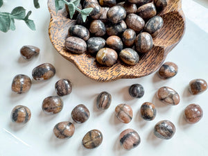 Chiastolite (Cross Stone) Tumbled Stones