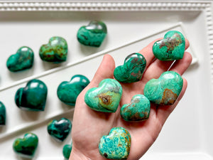 Chrysocolla Heart || Peru