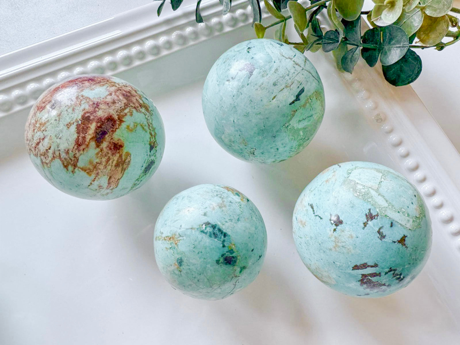 Chrysocolla Sphere || Light Color
